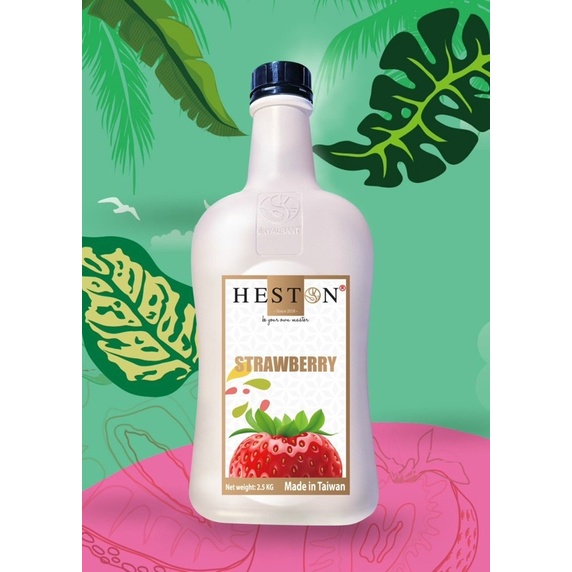 Syrup HESTON Đài Loan 2.5KG