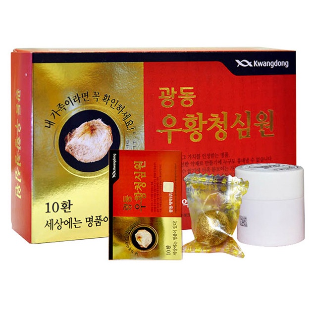 An Cung Ngưu Hoàng Hoàn Tổ Kén Kwangdong Hàn Quốc , Hộp 10 Viên