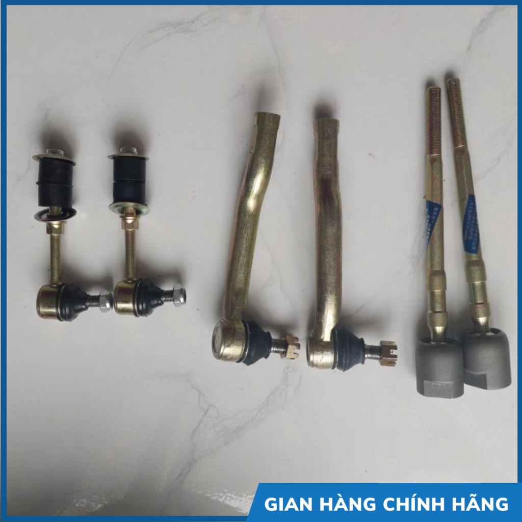 Bộ rotuyn gồm 2 rotuyn lái trong, 2 lái ngoài, 2 cân bằng xe Dongben tải, Dongben X30, SRM, xe SYM T880 - phụ tùng chính