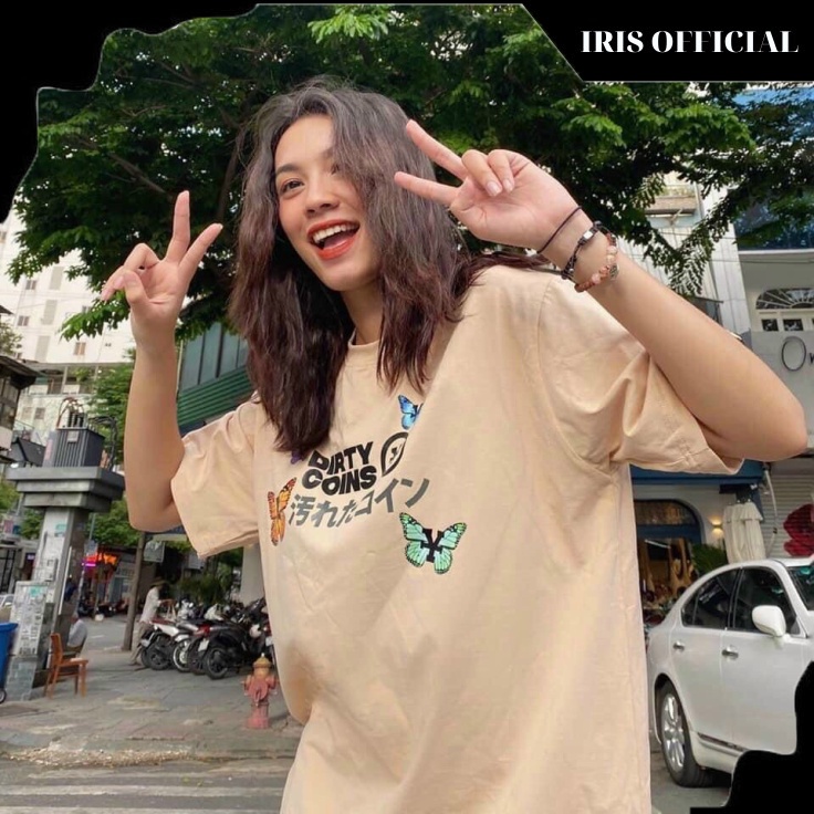 Áo thun tay lỡ Unisex nam nữ Áo phông oversize form rộng Ulzzang Streetwear