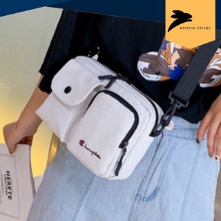 Túi đeo chéo vải canvas dày dặn Champions✅FREESHIP✅| Túi đeo chéo mini Shoulder Bag