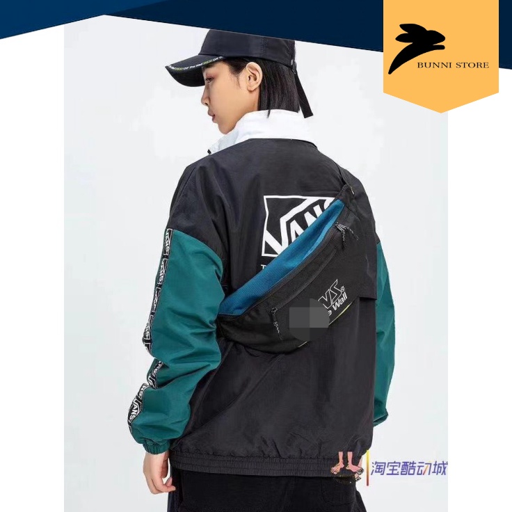 Túi Đeo Chéo Vans, Túi Vans Bao tử 2 màu Đen, Đỏ Waist Bags Bape VN | Túi thời trang Nam Nữ Unisex