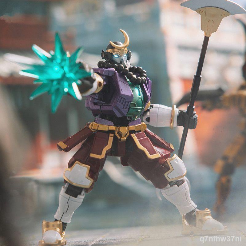 Empire Sky Mô Hình Lắp Ráp Westward Journey Squad Sha Wujing Cán Bức Màn Tướng Trôi 1/24 Guochuang Mecha
