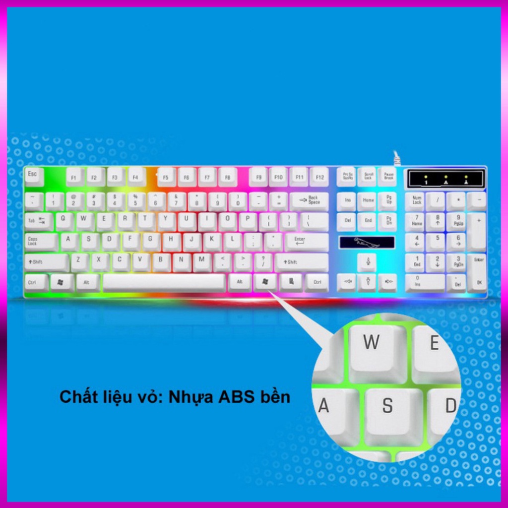 [ BÁN R.Ẻ NHẤT ] Bàn Phím Chuột Giả Cơ Con Báo G21 PRO 2019 đèn LED 7 Màu Siêu Nét Free Ship | BigBuy360 - bigbuy360.vn