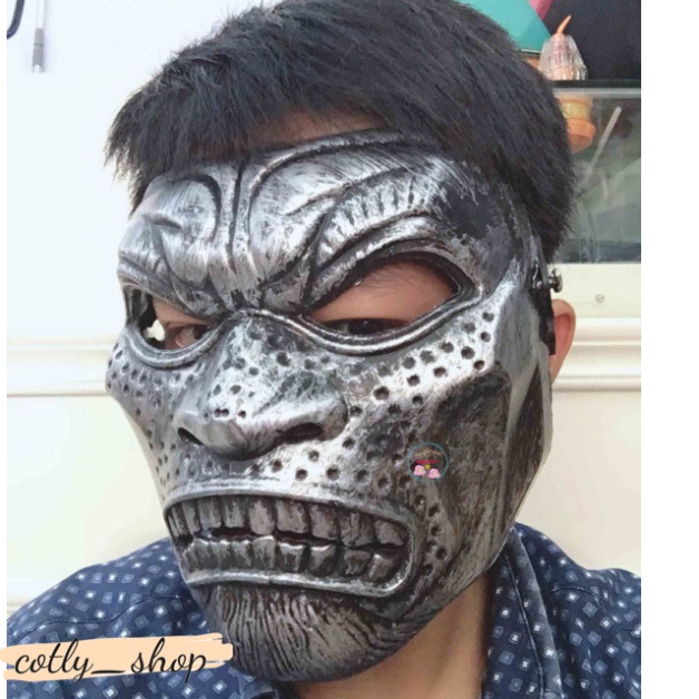 Mặt Nạ binh sỹ Người Sắt Bạc truyền thống Cho Nam Movie Sparta 300 dịp halloween hacker
