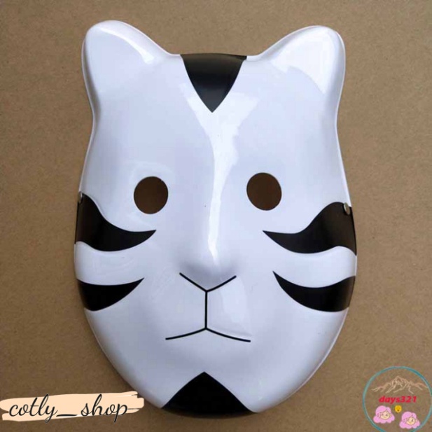 Mặt Nạ hóa thân anh hùng Naruto Kakashi Anbu Ninja 3 sắc màu ĐEN/XANH/ĐỎ
