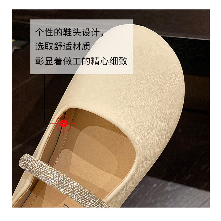 Dép Lười Bít Mũi Thanh Lịch Thời Trang Xuân Hè 2023 Phong Cách Pháp Hàng Mới Dành Cho Bạn Nữ