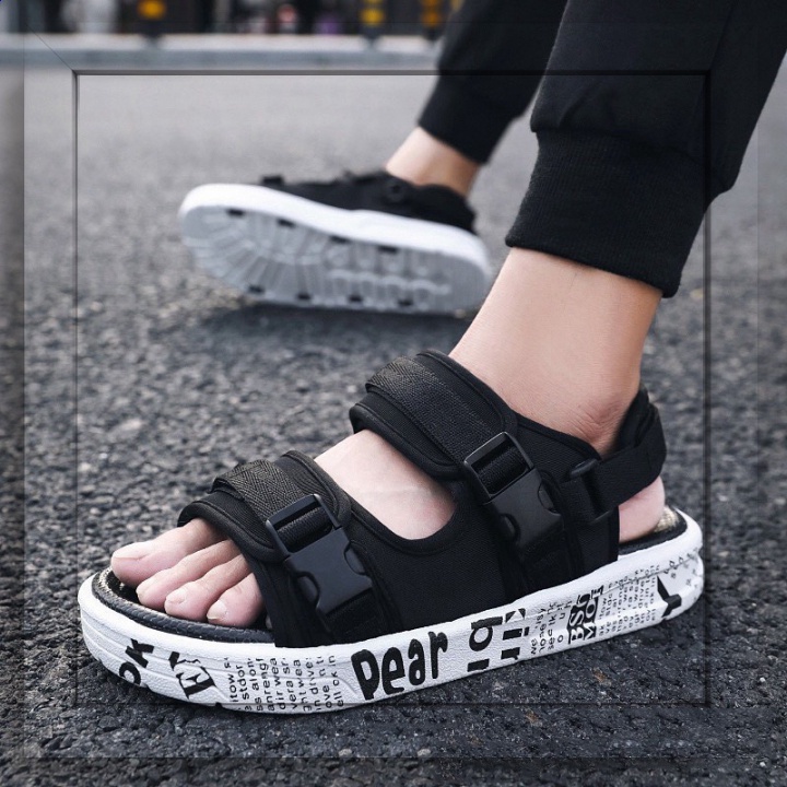 ℳℴ𝓂ℴ 𝒮𝒽ℴ𝓅 ♥ Sandal nam 2 quai- dép sandal Đế Chữ nam mới về kiểu dáng thời trang mẫu mới đi học đi chơi - Sẵn kho