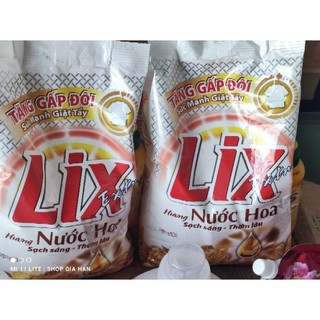 Bột giặt lix hương nước hoa 2,4kg tặng kèm rửa chén
