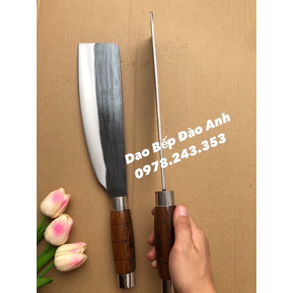 Dao chặt gà vịt chuẩn nhíp xe - dao làng rèn