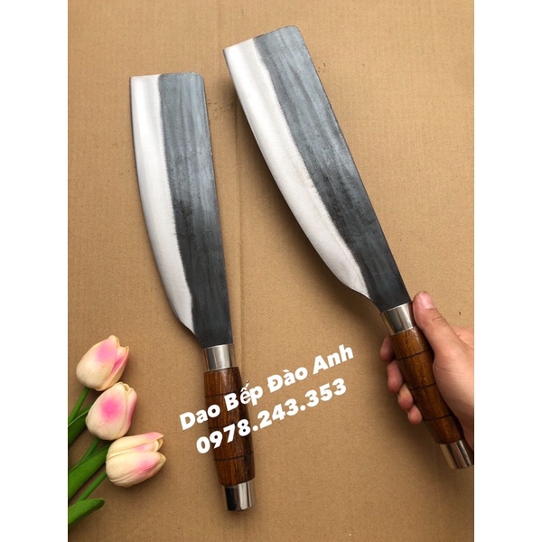 Dao chặt gà vịt chuẩn nhíp xe - dao làng rèn