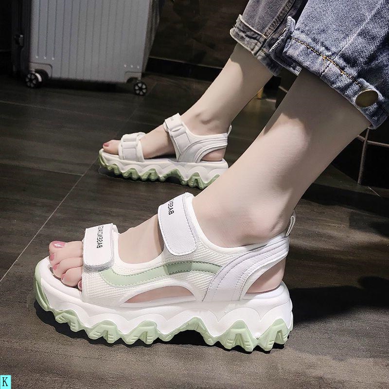 Giày Sandal Đế Bằng Thời Trang Mùa Hè Cho Bé Gái 16 10 14 11 15 13 12 9 8 Tuổi