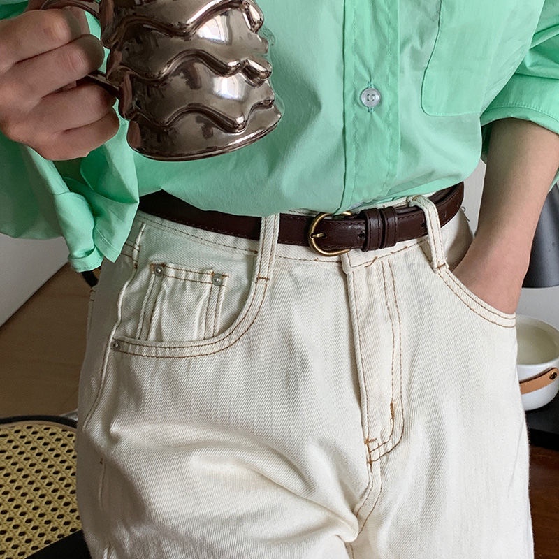 Thắt Lưng Thiết Kế Đơn Giản Thời Trang Mùa Hè Dành Cho Nữ