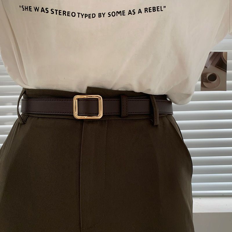 Thắt Lưng Không Xốp Kiểu retro Đơn Giản Thời Trang Mùa Hè Cho Nữ