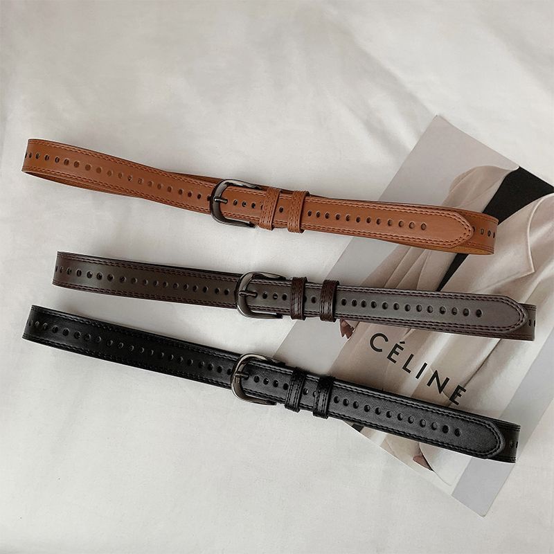 Thắt Lưng Thiết Kế Đơn Giản Thời Trang Theo Phong Cách Hàn Quốc Dành Cho Nữ