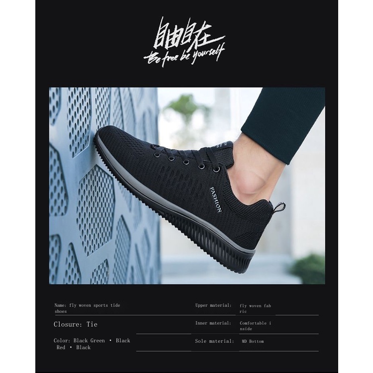 Giày Thể Thao Chạy Bộ Màu Đen Thoáng Khí Size Lớn 45 46 47 Plus Fat 48 Thời Trang Mùa Hè Cho Nam