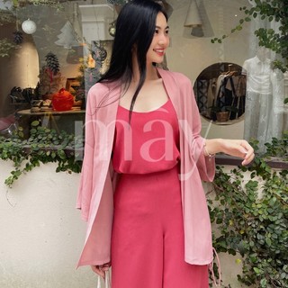 Áo Vivi Kimono Tủ Nhà Mây màu hồng/xanh/be