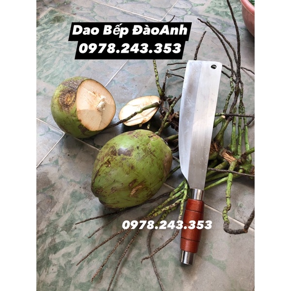 Dao chặt dừa không han gỉ - lấy cơm nguyên trái