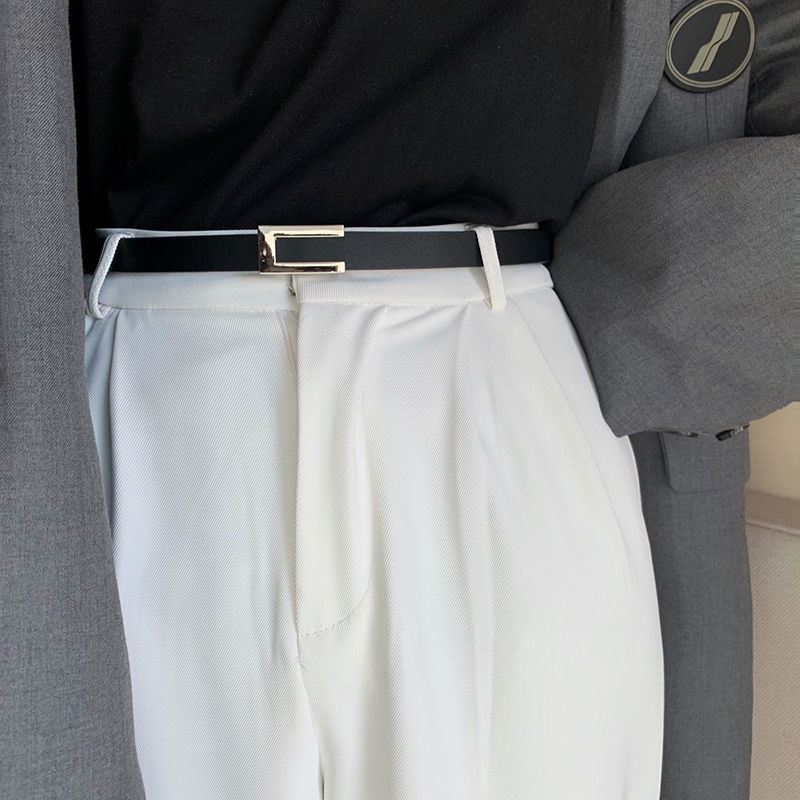 Thắt Lưng Nữ Màu Đen Kiểu Dáng Đơn Giản Phong Cách Hàn Quốc