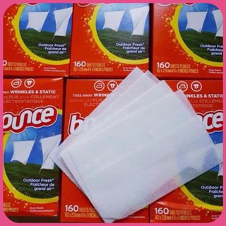 1 tờ Giấy thơm Bounce Mỹ, Giấy thơm xả mềm vải Bounce Outdoor fresh