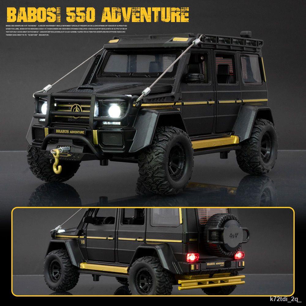 Xe Mercedes-Benz Big G Brabus G550 mô phỏng xe địa hình bằng hợp kim thật mô hình cậu bé đồ chơi trang trí xe hơi