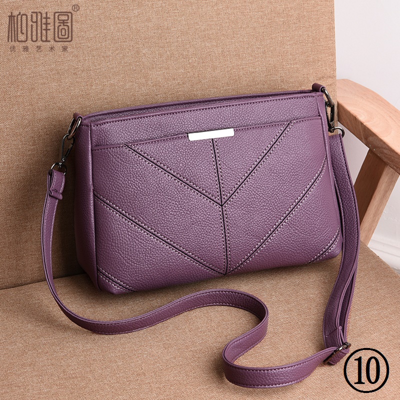 Túi Xách Da Nhiều Ngăn Thời Trang Mới 2023 Dành Cho Phụ Nữ Trung Niên