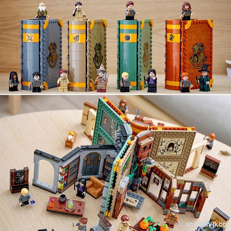 Tương thích với Lego Cuốn sách ma thuật Harry Potter 76383 Thuốc 76385 Bài học quyến rũ 76382 Khối xây dựng biến dạng 76