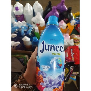 Nước xả vải Junco đậm đặc chai xanh 800ml
