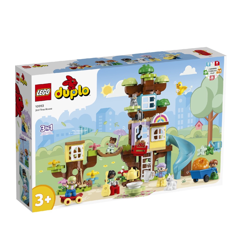 Đồ Chơi Lắp Ráp Ngôi Nhà Trên Cây 3 Trong 1 LEGO DUPLO 10993 (126 chi tiết)