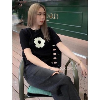 Áo len mỏng nhẹ hình hoa cho nữ