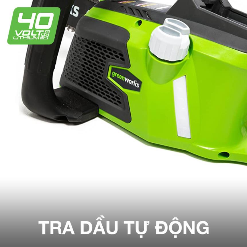 Máy Cưa Xích chạy Pin Greenworks 40V 16″ – 20077
