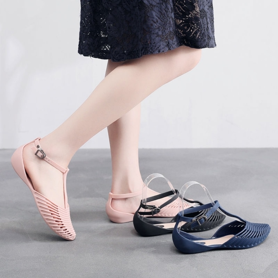 Giày Sandal Nhựa Đế Mềm Thời Trang Mùa Hè Mới Năm 2021