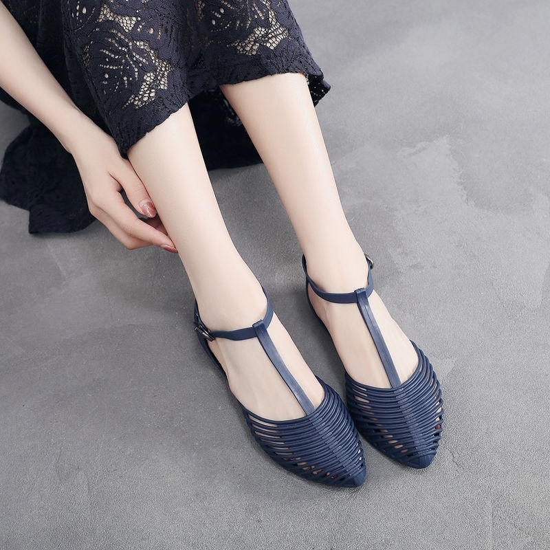 Giày Sandal Nhựa Đế Mềm Thời Trang Mùa Hè Mới Năm 2021