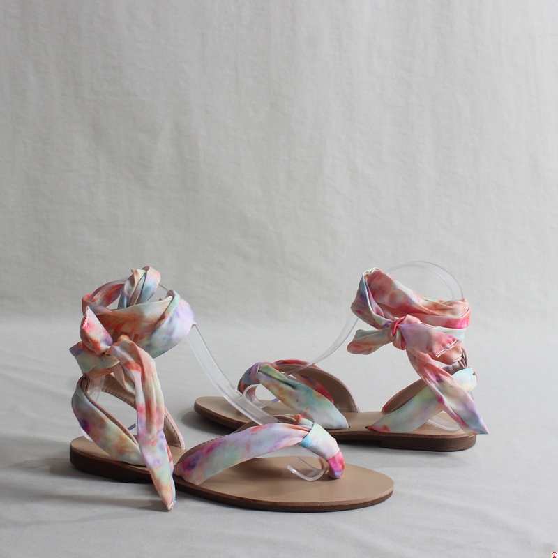 Giày Sandal Hở Ngón Đế Thấp Siêu Nhẹ Quai Da Thời Trang Cho Nữ