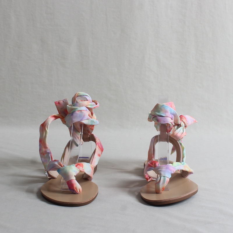 Giày Sandal Hở Ngón Đế Thấp Siêu Nhẹ Quai Da Thời Trang Cho Nữ