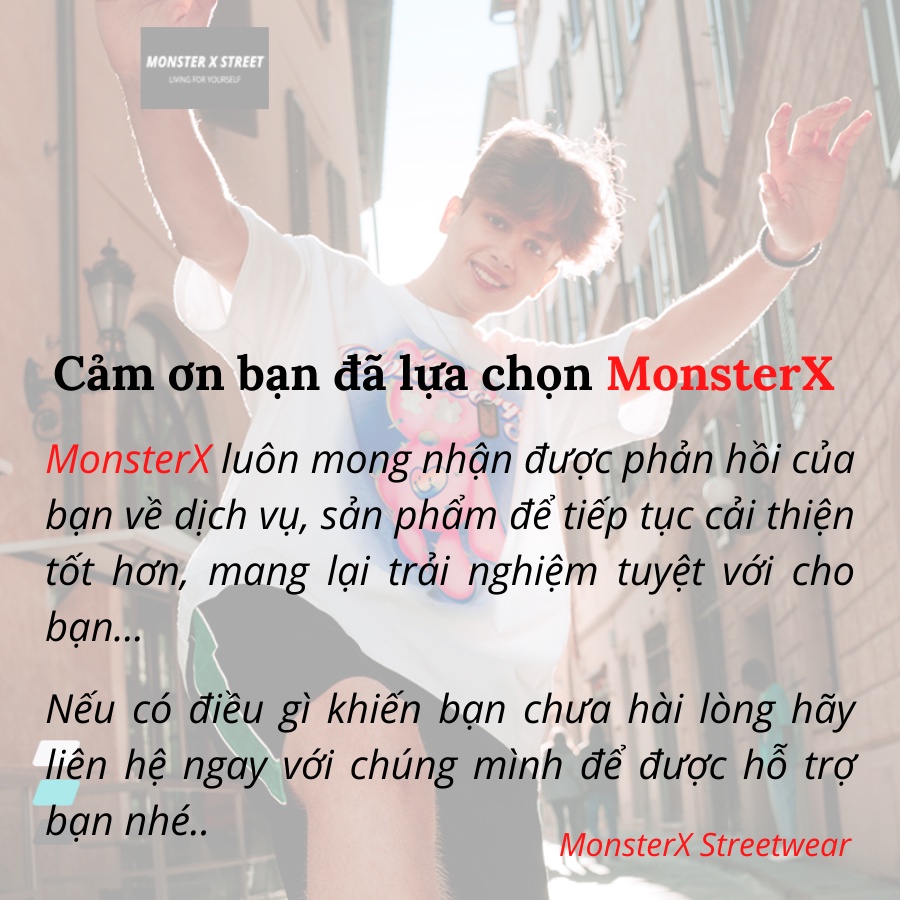 Tất nam cotton cổ cao trung Monster x Street