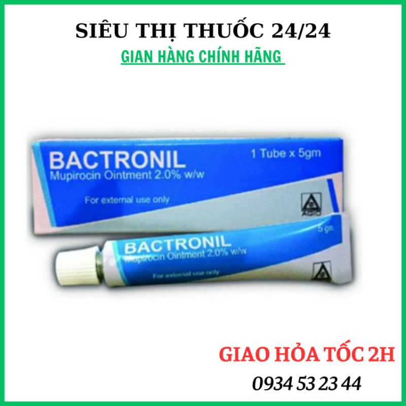Kem Bôi Ngoài Da Bactronil  ⚡ CAM KẾT CHÍNH HÃNG ⚡  Làm giảm Chốc , vi.ê.m nang lông , nhọt hiệu quả