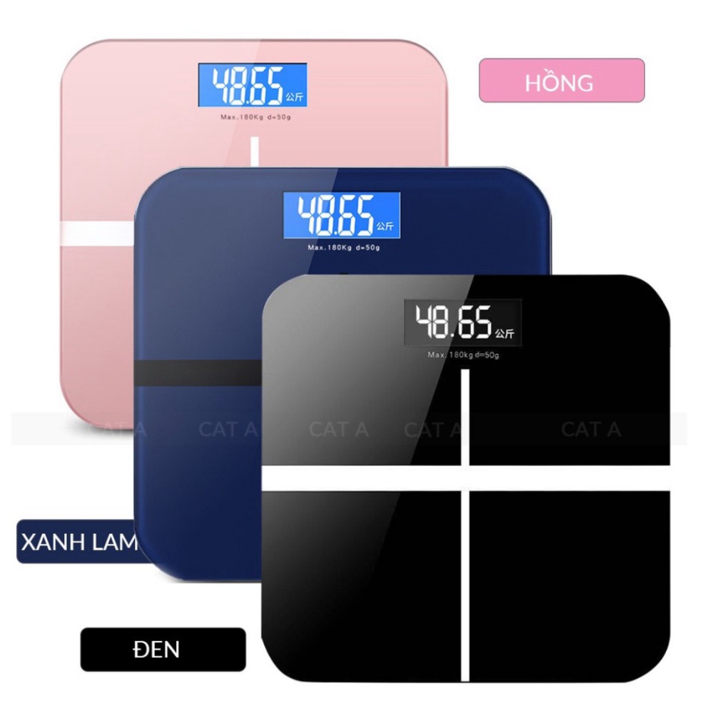 Cân Điện Tử Sức Khỏe Thông Minh – Cân Sức Khỏe Chữ Thập Kính Cường Lực