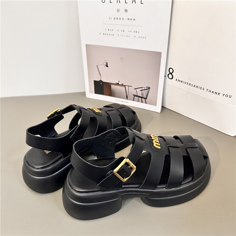 Giày Sandal Sợi Dệt Thời Trang Mùa Hè Hàn Quốc 2023 Cho Nữ