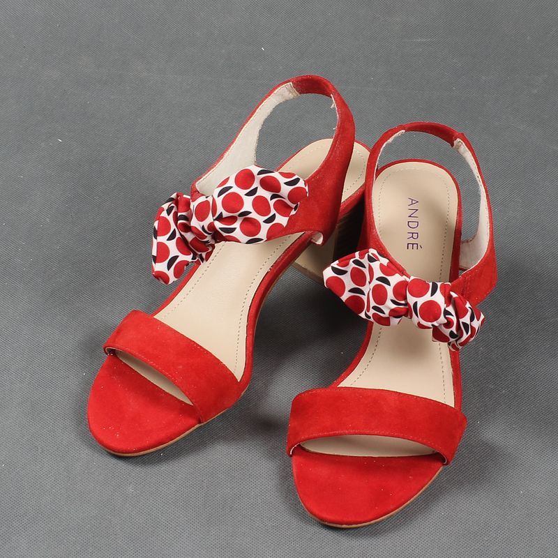 Giày Sandal Cao Gót Bằng Da Thật Siêu Nhẹ Hở Ngón Phong Cách Phương Tây Cho Nữ