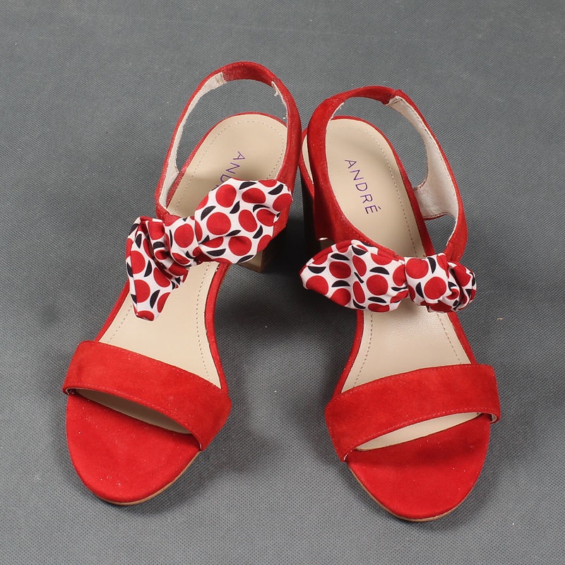 Giày Sandal Cao Gót Bằng Da Thật Siêu Nhẹ Hở Ngón Phong Cách Phương Tây Cho Nữ