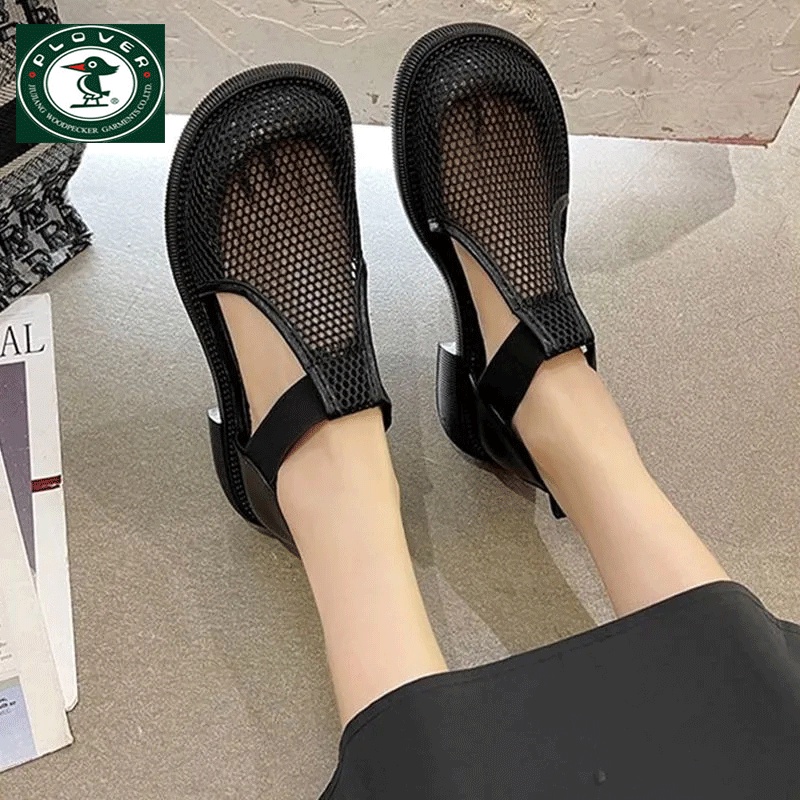 Giày Sandal Thể Thao Mùa Hè Năm Mới 2023 Đế Dày Phối Lưới Rỗng Thoáng Khí Cho Nữ