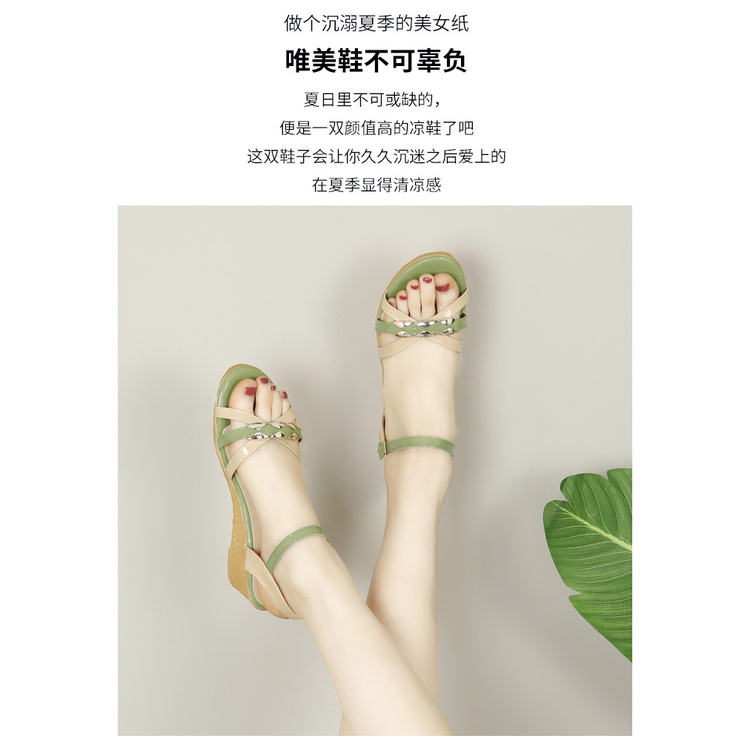 Sandal Đế Xuồng Dày Dặn Phong Cách Thời Trang Mới 2023 Dành Cho Nữ
