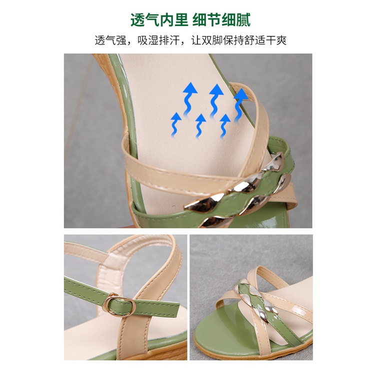 Sandal Đế Xuồng Dày Dặn Phong Cách Thời Trang Mới 2023 Dành Cho Nữ