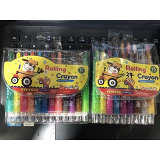 Sáp vặn Rolling Crayon 12 màu/18 màu