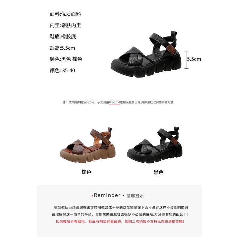 Sandal Cao Gót Đế Xuồng Mềm Bằng Da Thật Thời Trang Mùa Hè 2023 Dành Cho Bạn Nữ