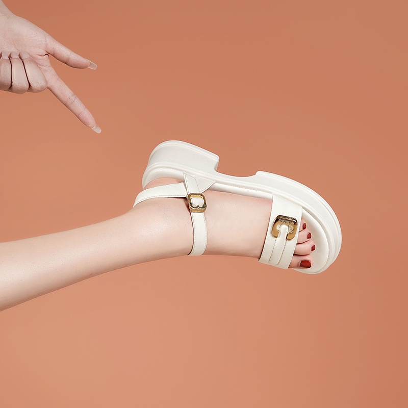 Sandal Đế Xuồng Dày Dặn Phong Cách Thời Trang Mùa Hè 2023 Dành Cho Nữ