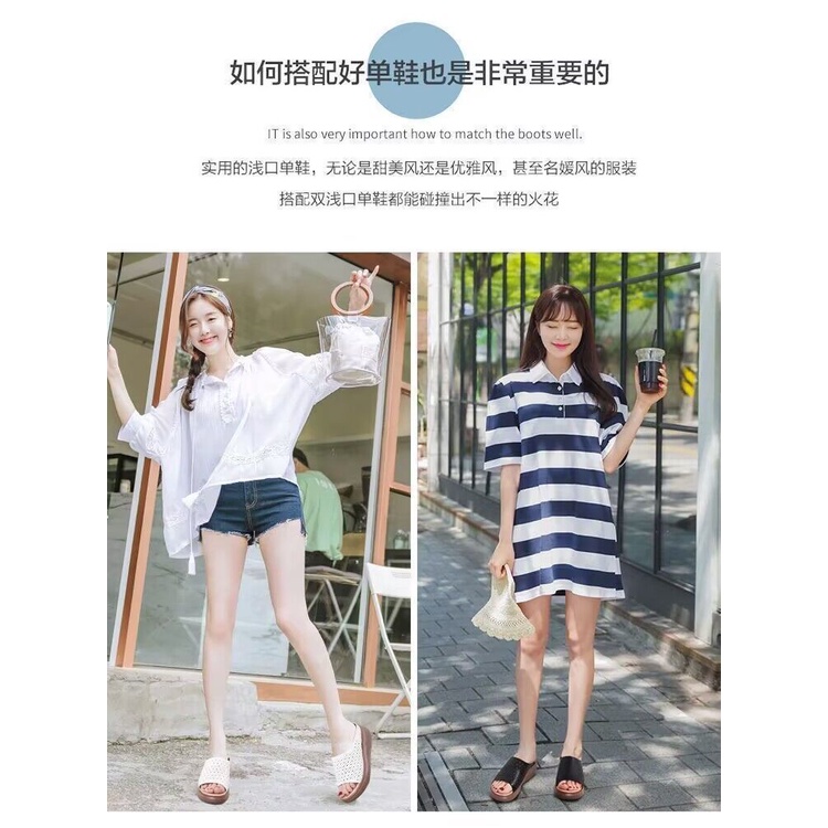 Giày Sandal Da Đế Dày Chống Trượt Thời Trang Mùa Hè Dành Cho Nữ