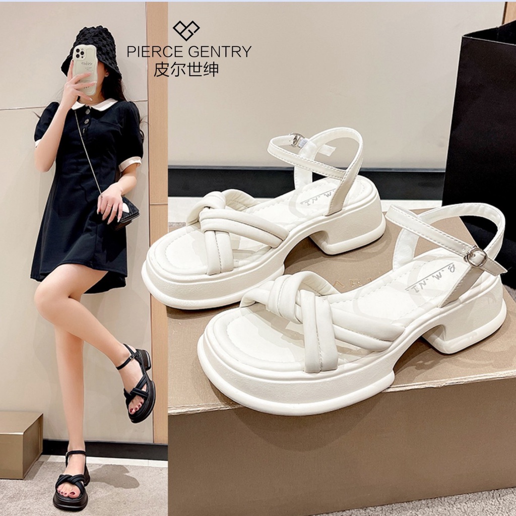 Giày Sandal Đế Dày Chống Trượt Phong Cách Mới Mùa Hè 2023 Cho Nữ