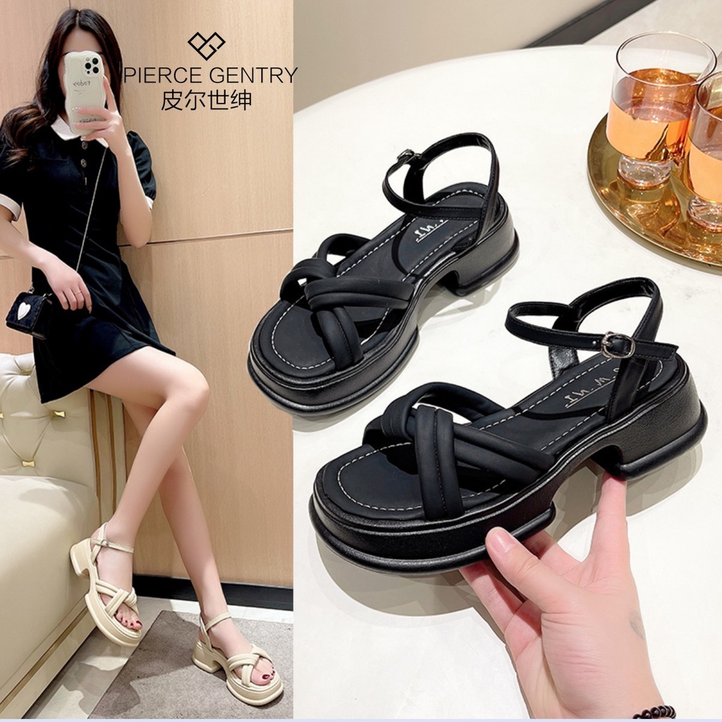 Giày Sandal Đế Dày Chống Trượt Phong Cách Mới Mùa Hè 2023 Cho Nữ